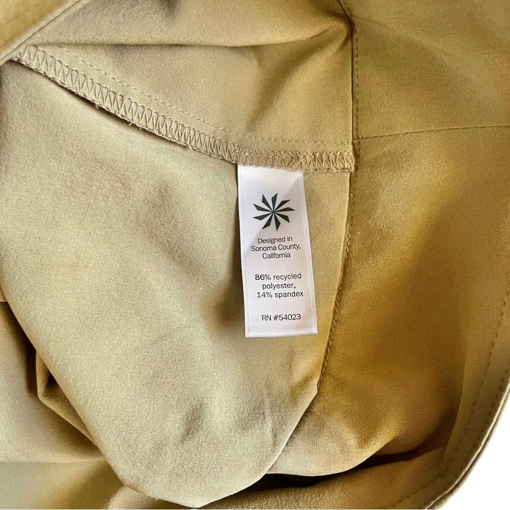 Athleta Wear About Skorts Size 0 Tan Pleated Stretch Academia Preppy Sports - Picture 9 of 9